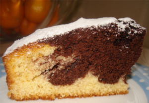 Tweekleurige cake