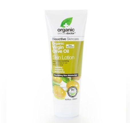dr organic olive oil skin lotion