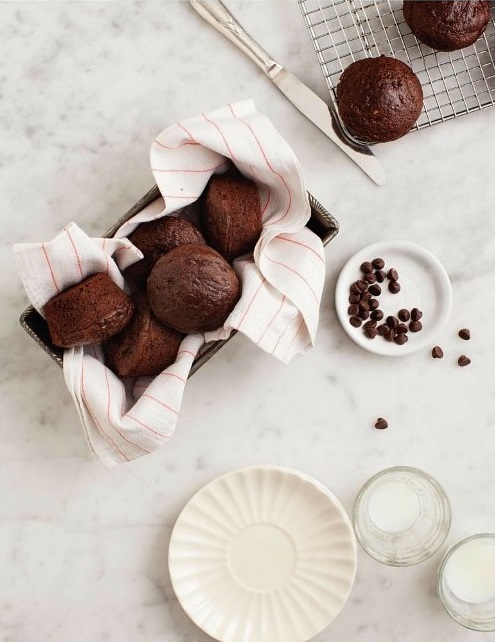 love & lemons choco courgette muffins