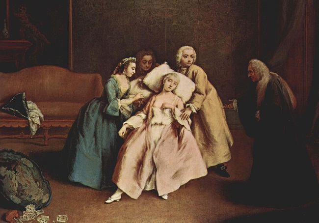 painting fainted lady