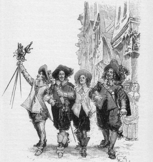 De drie musketiers, Maurice Leloir
